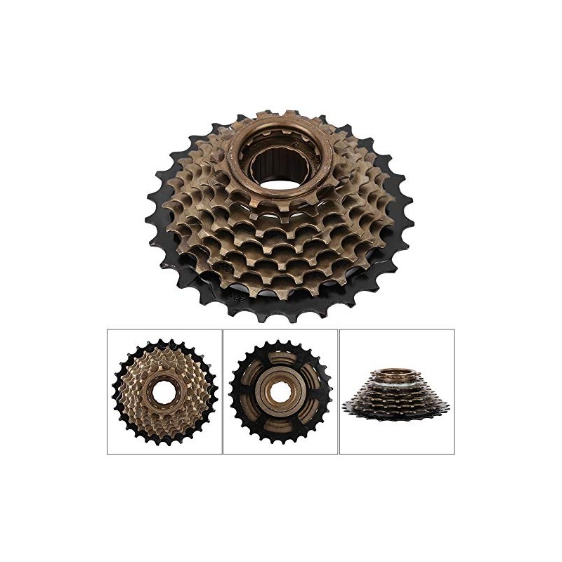 14T-28T 6 Speed Bicycle Freewheel Cassette Sprocket Replacement for Mountain