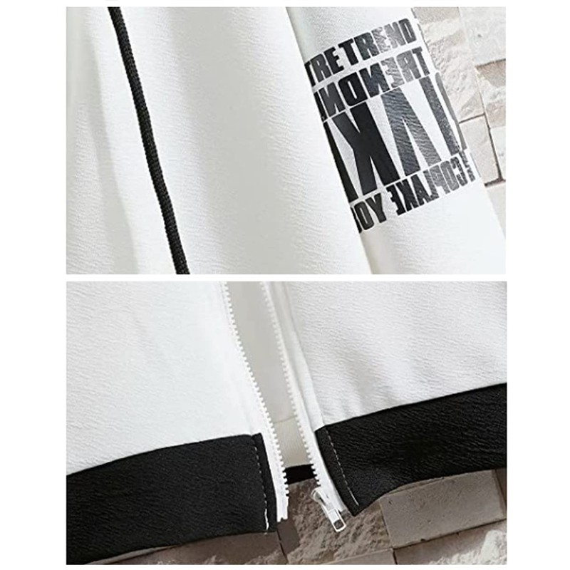 KOTRBOY Men's Hoodie, Short Sleeve, Summer Clothes, Men's, Solid, Hooded,