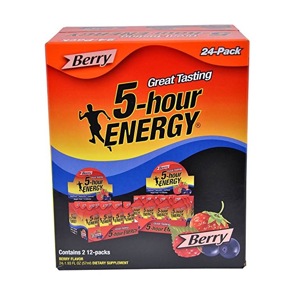 5 Hour Berry Energy Shots 2/12pks