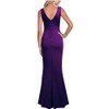 WOOSEA Women Sleeveless V Neck Split Evening Cocktail Long Dress