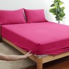 SSW HOMES Fitted Sheet Extra Deep 40cm, Brushed Microfiber Breathable