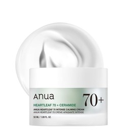 ANUA Heartleaf 70 Intense Calming Cream with Ceramide, Panthenol, Heartleaf Extract, Korean Skincare, 50ml /1.69 fl.oz