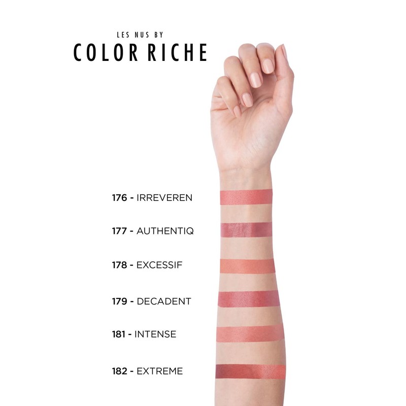 L'Oréal Paris Lippenstift mit samtigem Finish im intensiven Nude-Ton, Color