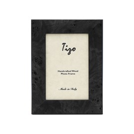 Tizo 4" X 6" Grey Smokey Wooden Frame, Made in Italy