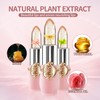 6 Pcs/Set Flower Jelly Lipstick Set Temperature Change Moisturizer Long