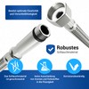 VIOKS Reinforced Hose Fitting Connection Hose 50 cm Flex Water