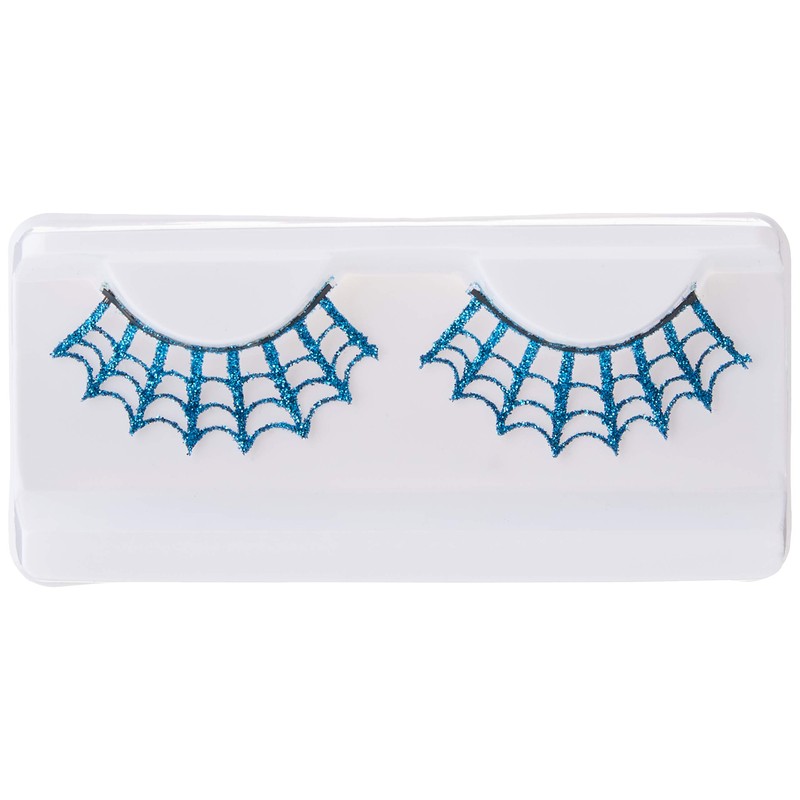 Eyelashes Spiderwebs with Glitter