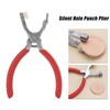 4mm Belt Hole Puncher for Leather, Noiselessly, Half Round Punch,