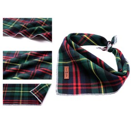 Lionet Paws Christmas Dog Bandana for Small Medium Large Dogs, Cat Dog Kerchief Dog Triangle Bibs Scarf for Girl Boy Gift