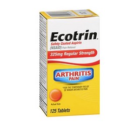 Ecotrin Regular Strength 125 tabs By Ecotrin