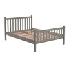 Windsor Full Bed Frame, Headboard and Footboard, Driftwood Gray, Rustic