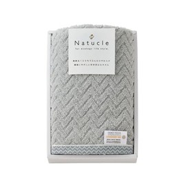 Matsui Corporation NATURAL N-80106 Non-Twist Face Towel, Gray