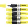 Highlighter - STABILO LUMINATOR - Pack of 5 - Yellow