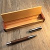 LACHIEVA LUX Elegant Walnut Rollerball Pen Set.Nice Wood Roller Pen