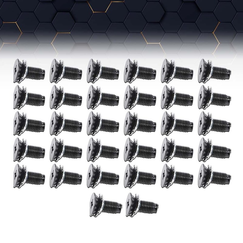 PIT66 Door Hinge Screw Kit Compatible with Ford Pickup Truck