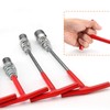 Spark Plug Wrench T-Handle Universal Joint Spark Plug Removal Tool