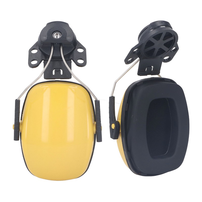 1 Pair Safety Helmet Ear Muff Noise Reduction Helmet Hard