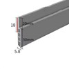 Self-Adhesive Door Draft Stopper Strip, Rubber Bottom Seal for Doors