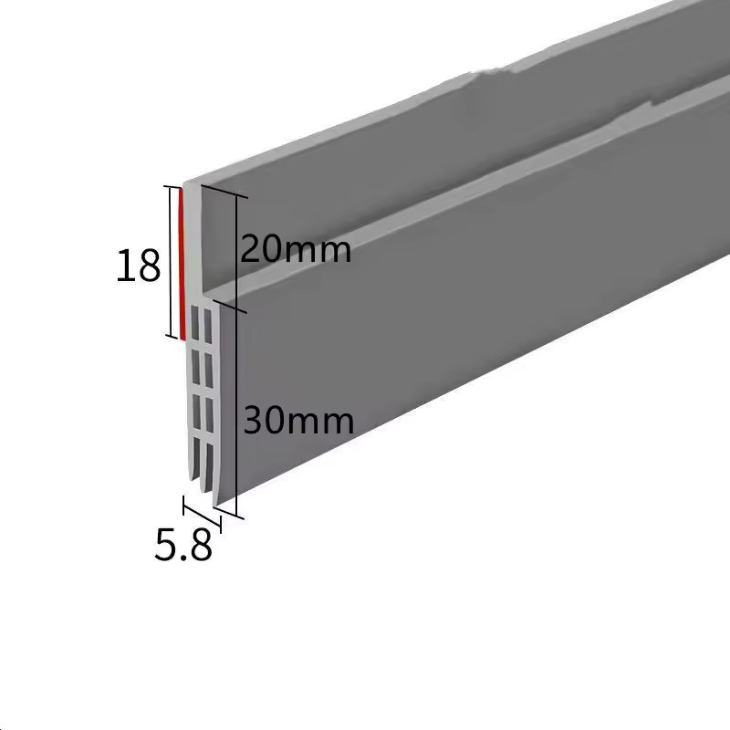 Self-Adhesive Door Draft Stopper Strip, Rubber Bottom Seal for Doors