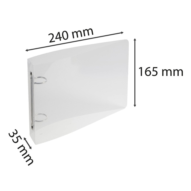 Exacompta - Ref. 51091E - Semi-rigid PP binder for index