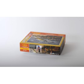 PuzzleTwist Jigsaw Puzzle | Beginner's Luck! | Something's Amiss! Series | 1000 Pieces | Fishing Nature Family Pastime