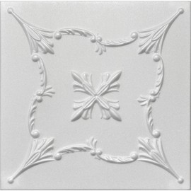 DIY Styrofoam Glue Up Ceiling Tiles White 20x20 R38W White Pack of 30