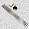 SaniteModar 24 inch Linear Shower Drain with Removable Square Hole