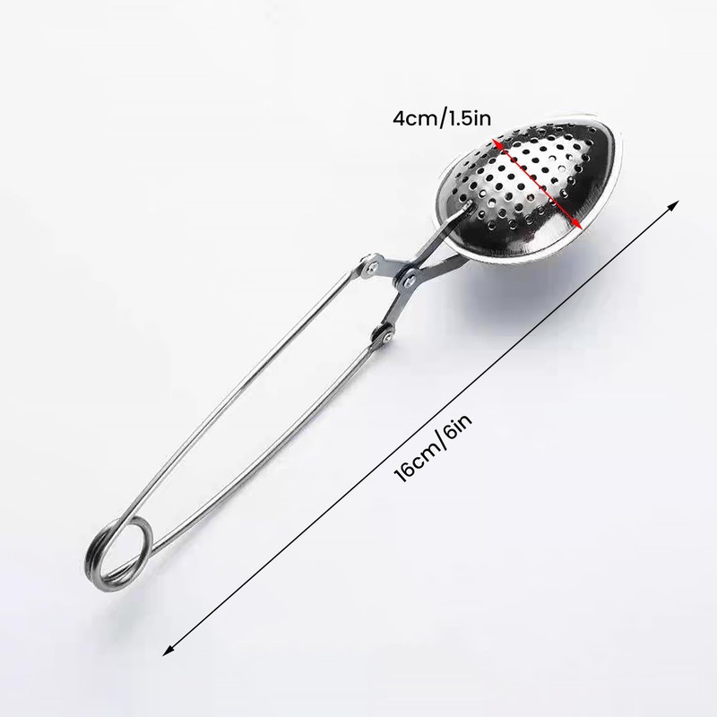 Raguso Tea Strainer Tea Infusers Stainless Steel Tea Infuser Handle