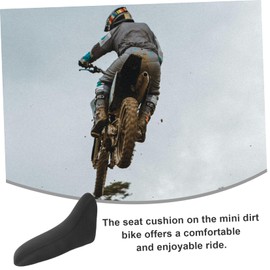 GRIRIW Motorcycle Seat Cushion Mini Off Road Seat Pad for Dirt Bikes Breathable Cover Compact Portable Design for Comfortable Rides for Daily Use