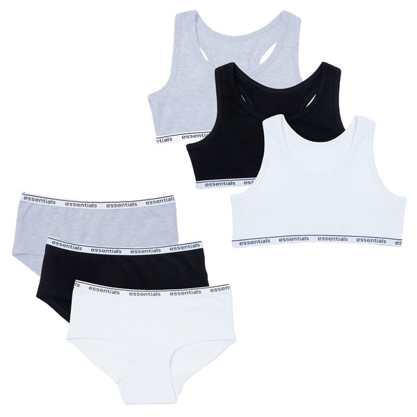 The Essentials Wardrobe Girls TEW 3 Pack Crop Top &
