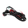 Motorcycle LED Work Light Switch Wiring Harness 12V 40A for