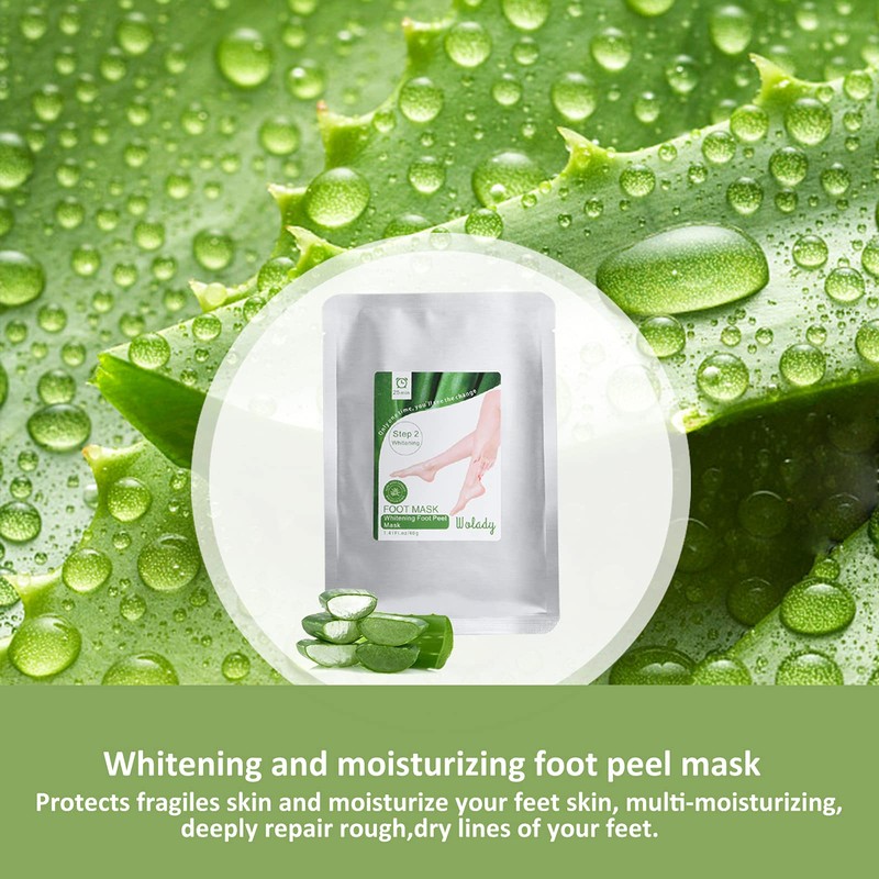 Foot Peeling Mask, Foot Masks / Exfoliating Socks for Calluses,