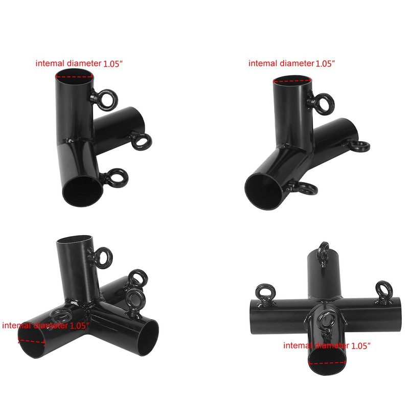 Aoneky 1'' Corner Canopy Fitting Couplers Kit - Frame Carport