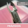 INLAQ® Cuticle Nippers for Manicure & Pedicure - Precise Cuticle