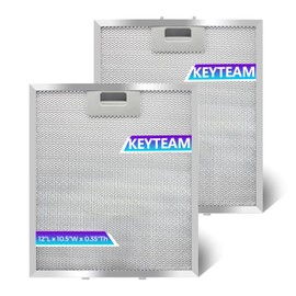 2 Pack-W10169961A Hood Vent Grease Filter 12" x 10.5" Microwave Grease Filter With 5-Layer Aluminum Mesh Compatible with Whirlpool– Replaces 8190858, W10169961,W10875058,W10870878,W11245983,W10833076