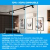 LEONLITE Dimmable LED Track Lighting Heads, Compatible with Single Circuit