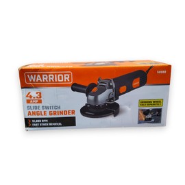 Warrior 4.3 amp, 4-1/2 in. Angle Grinder with Slide Switch 58089
