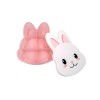 Cook With Color Bunny Snack Box Food Storage Container Pink