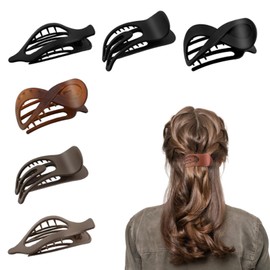 Gativs Haarspangen Damen 6 Stück Haarspangen Damen Groß Französisches Haarspangen Rutschfestes Hair Clips für Dickes für Dünnes Haar und Dickes Haar (3 Stile)