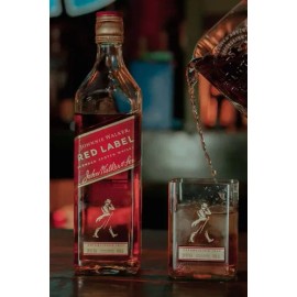 Set De 6 Vasos Old Fashion Wiskero Reciclada De Red Label                                                                                             