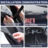 BAIFULAI Car Tailgate Mosquito Net Sun Protection Curtains, 180 x