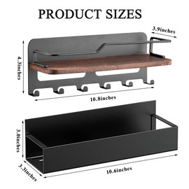 Magnetic Spice Rack for Refrigerator - Magnetic Shelf for Fridge, Magnetic Fridge Shelf, Fridge Magnet Organizer, Seasoning Organizer Perfect Space Saver for Kitchen - for Holding Spices, Jars, Bottle