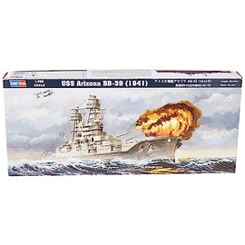 Hobbyboss 1:700 Scale USS Arizona BB-39 (1941)" Assembly Kit
