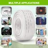 MOOKEERF 18 AWG 2 Conductor Stranded Shielded Plenum Cable 100FT