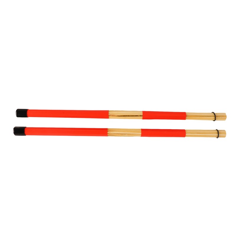 Drum Brush Bamboo Stick Set Soft Handle Easy to Play