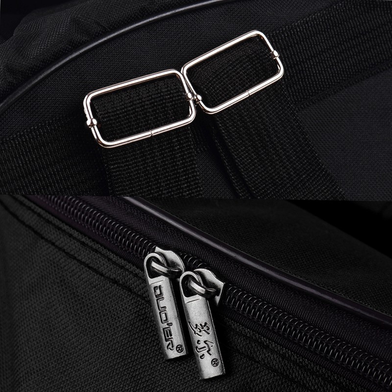 Compact Snare Drum Bag Backpack Case with Shoulder Strap Outside