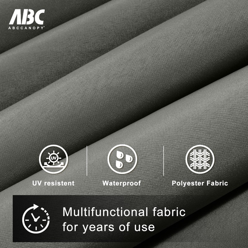 ABCCANOPY 10FT Cantilever Umbrella Offset Hanging Patio Umbrella with Base