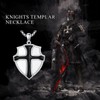 Lattd Knights Templar Necklace 925 Sterling Silver Armor of God