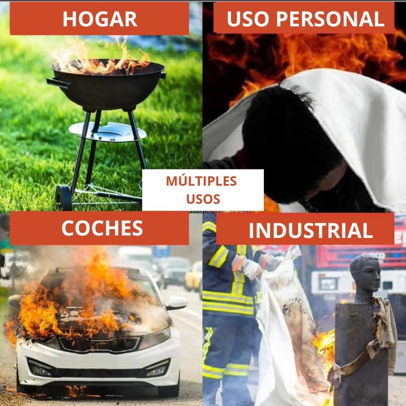 Hogalia Fireproof Blanket | Fireproof Blanket for Kitchen, BBQ and