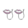 Niaspi 2Pcs Stainless Steel Fake Nose Rings for Women Dainty
